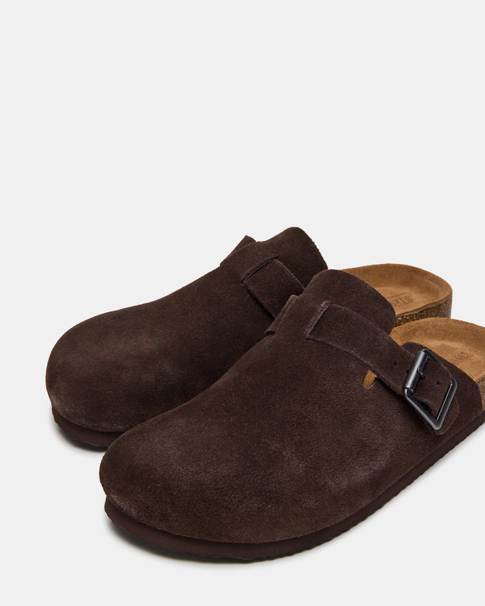 WILDERR Chocolate Brown Suede Slip-On Men's Casual Clog | Steve Madden online