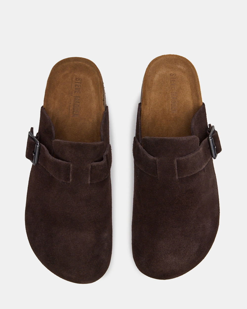 WILDERR Chocolate Brown Suede Slip-On Men's Casual Clog | Steve Madden online