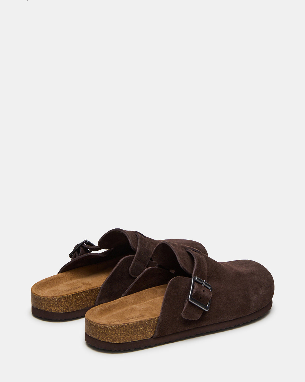 WILDERR Chocolate Brown Suede Slip-On Men's Casual Clog | Steve Madden online
