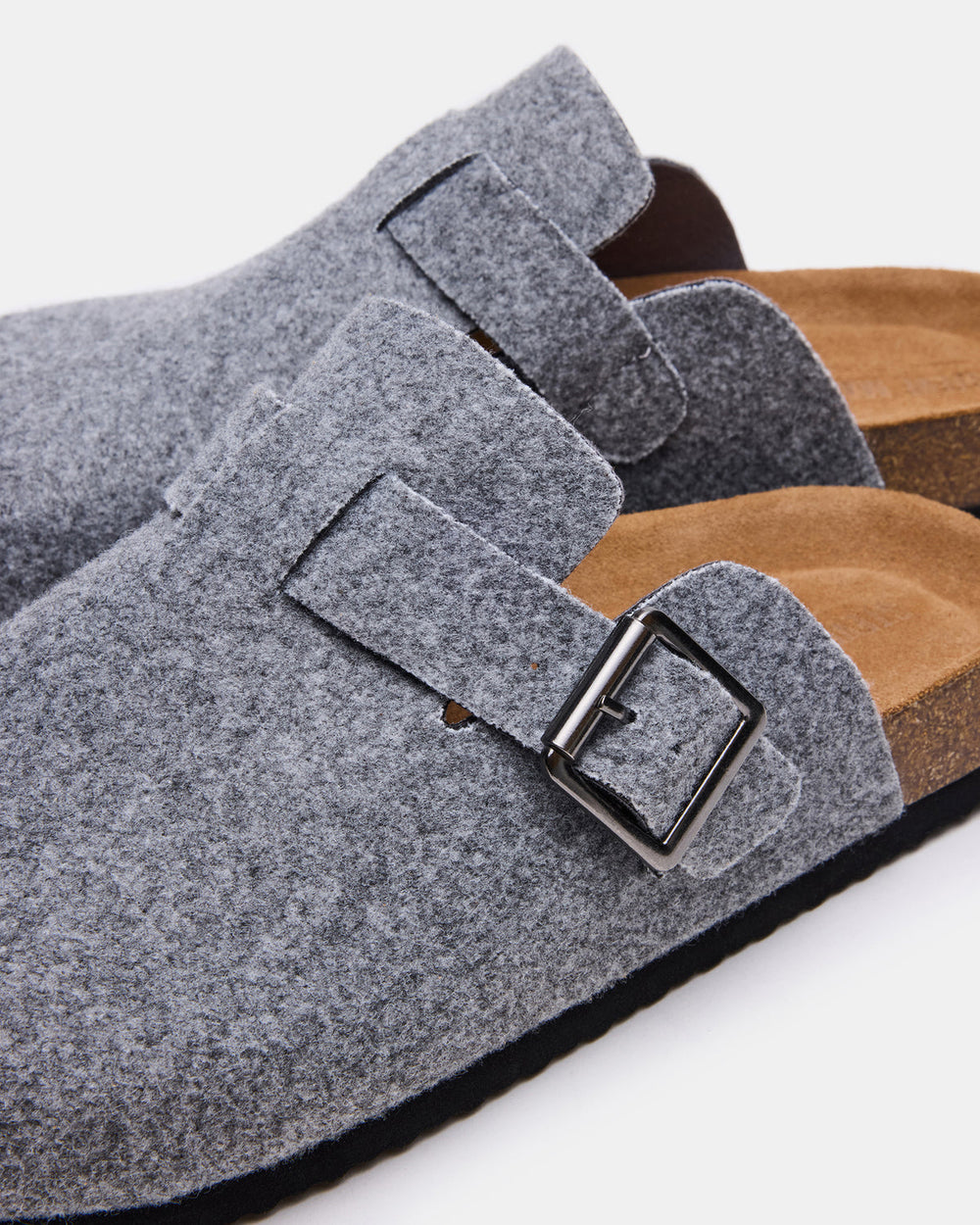 WILDERR Grey Flannel Slip-On Men's Casual Clog | Steve Madden outlet