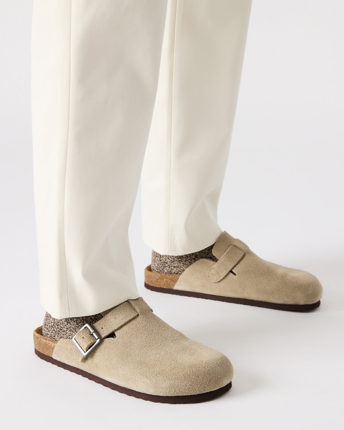WILDERR Grey Flannel Slip-On Men's Casual Clog | Steve Madden outlet
