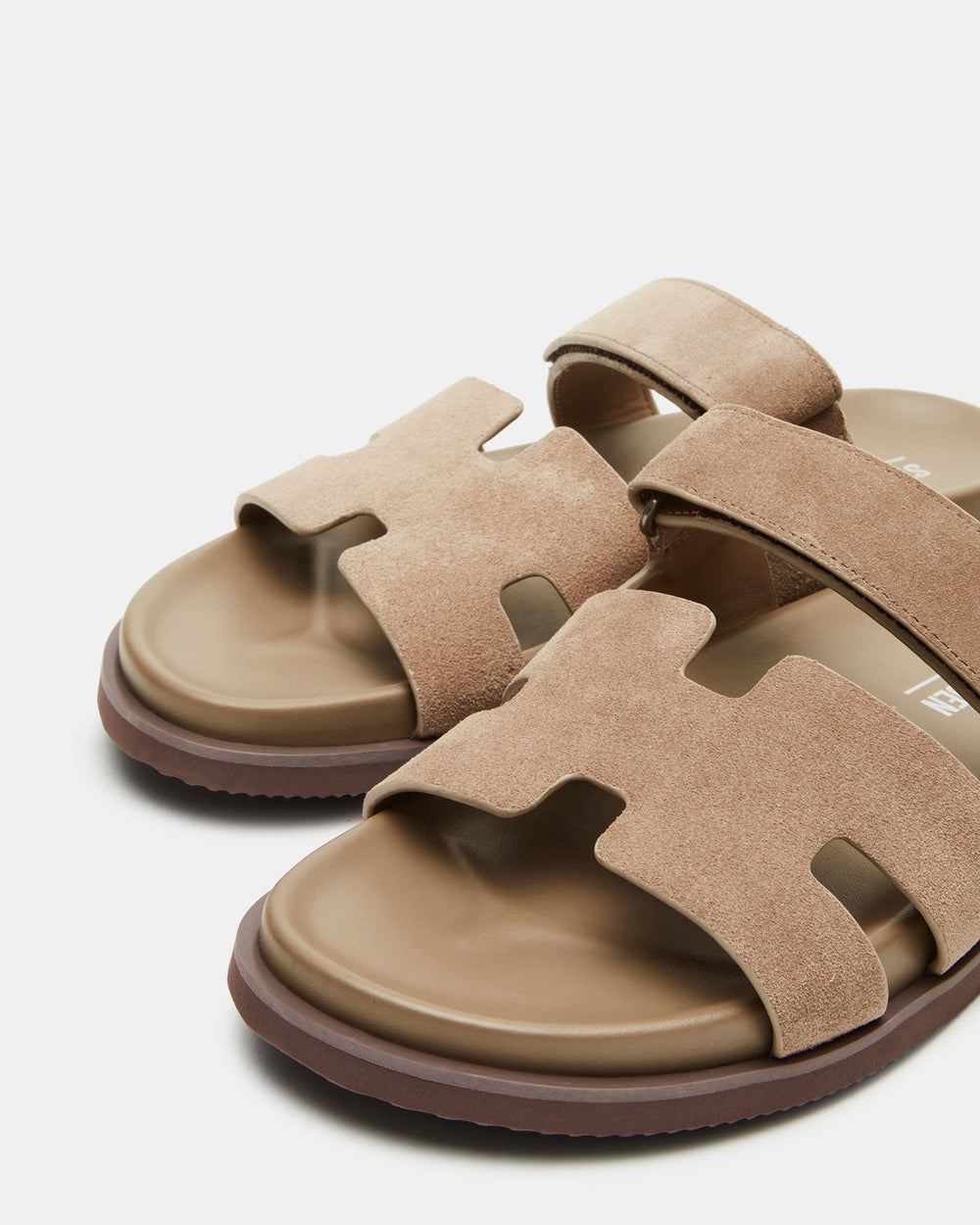 MAIVEN Taupe Suede Men's Fisherman Sandal | Steve Madden on Sale