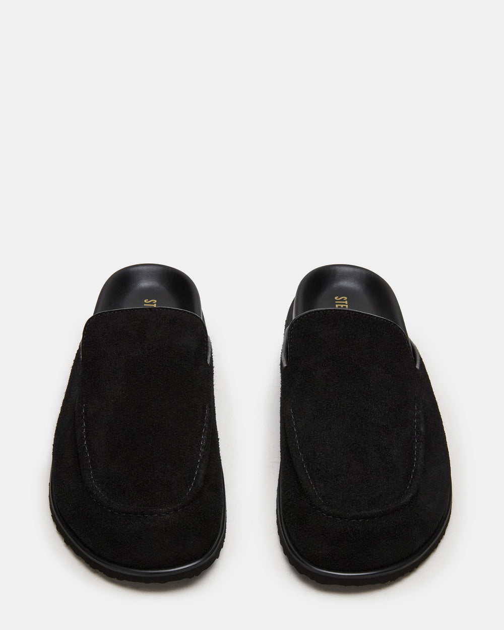 LUCIO Black Suede Slip-On Men's Casual Clog | Steve Madden discount