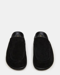 LUCIO Black Suede Slip-On Men's Casual Clog | Steve Madden discount
