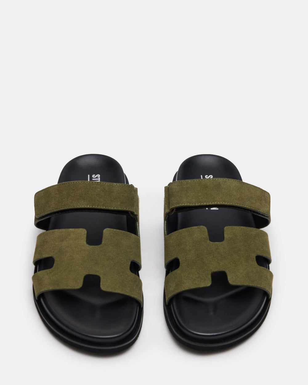 MAIVEN Green Suede Fisherman Men's Sandal | Steve Madden US