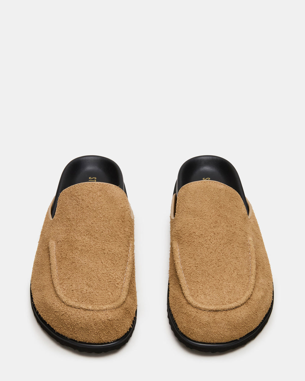 LUCIO Tan Suede Slip-On Men's Casual Clog | Steve Madden Sale