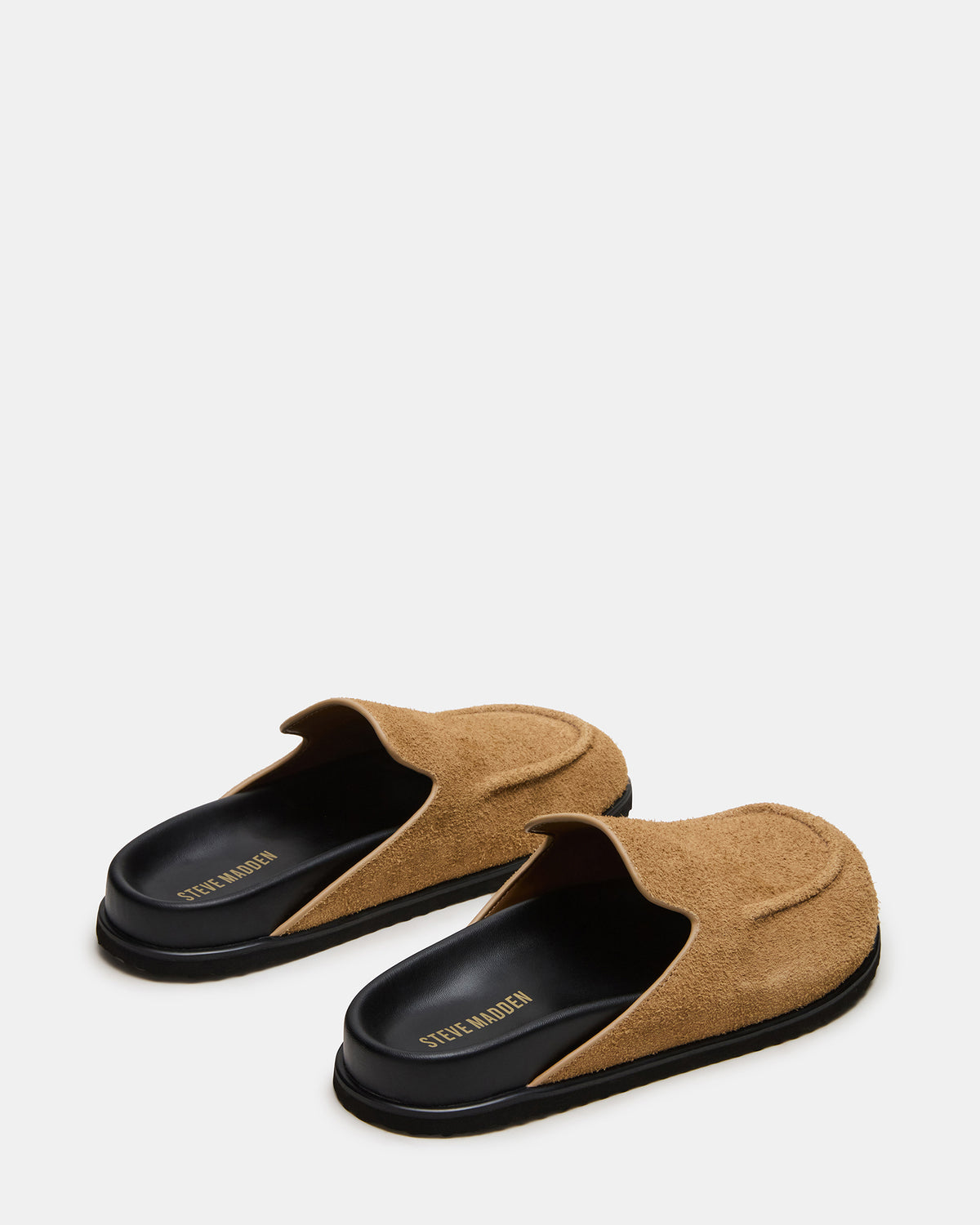 LUCIO Tan Suede Slip-On Men's Casual Clog | Steve Madden Sale