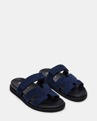 MAIVEN Navy Suede Fisherman Men's Sandal | Steve Madden for Sale