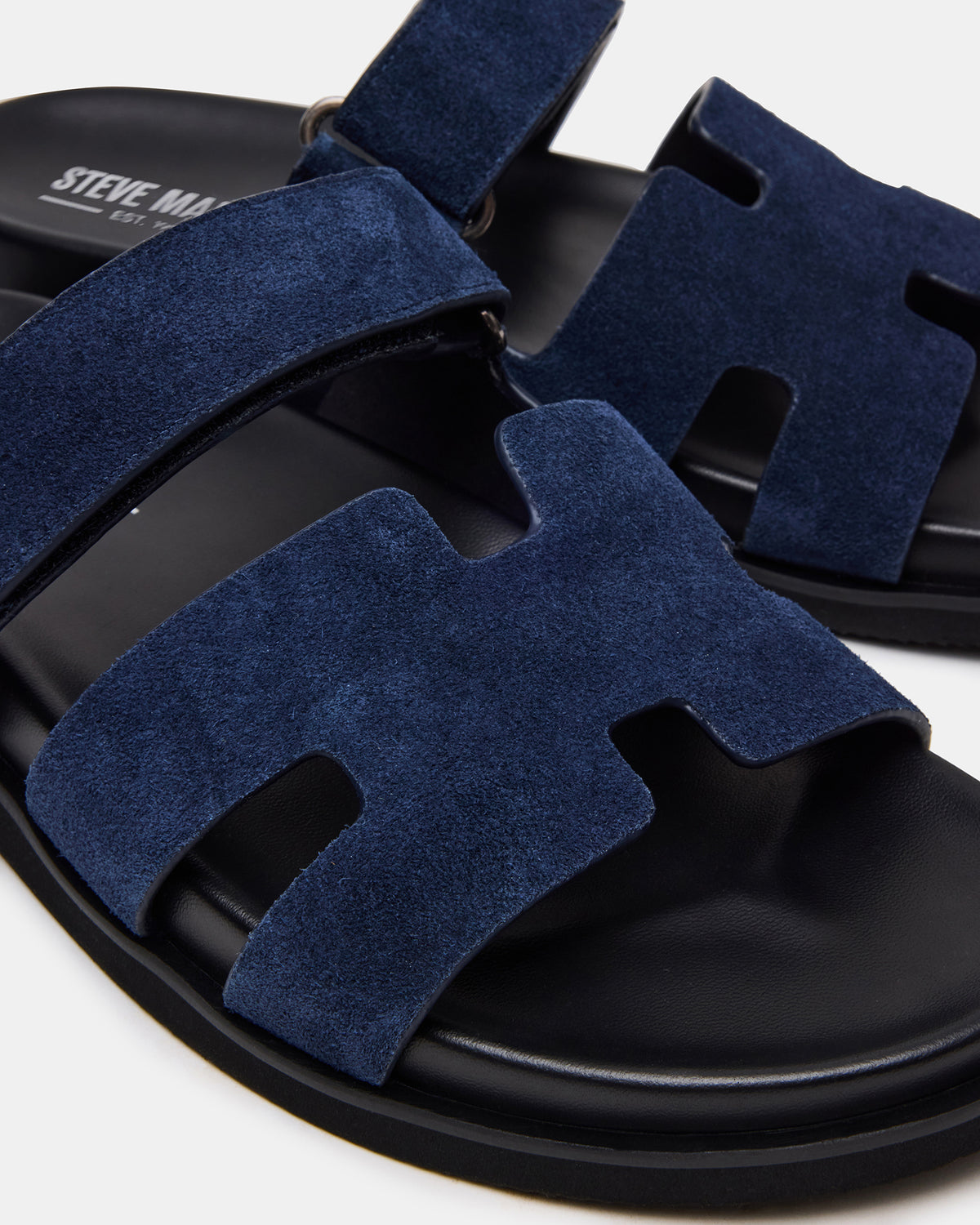 MAIVEN Navy Suede Fisherman Men's Sandal | Steve Madden for Sale