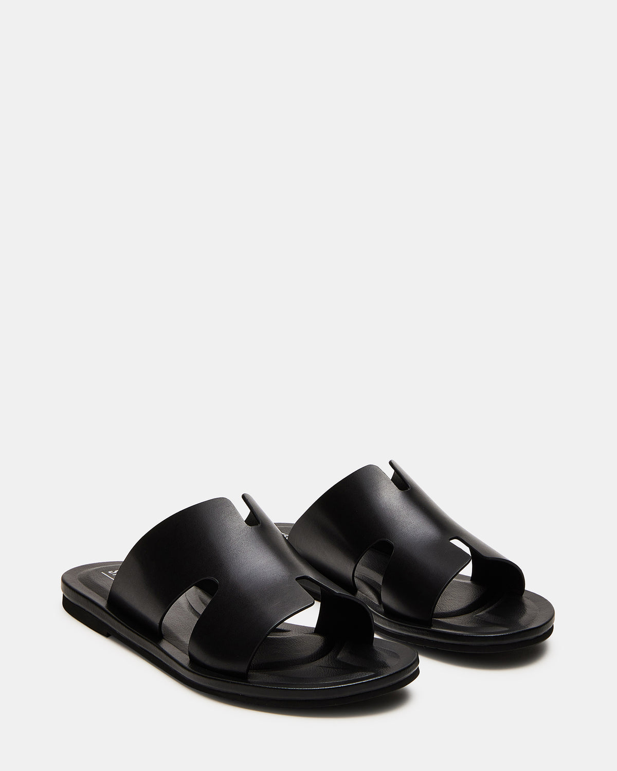 SPLASH Tan Leather Men's Flat Slip-On Sandal | Steve Madden for Sale