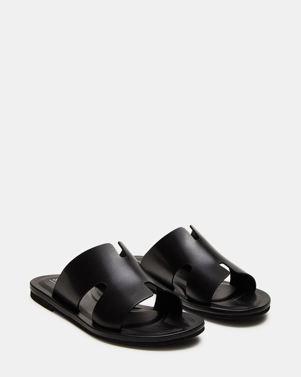 SPLASH Tan Leather Men's Flat Slip-On Sandal | Steve Madden for Sale