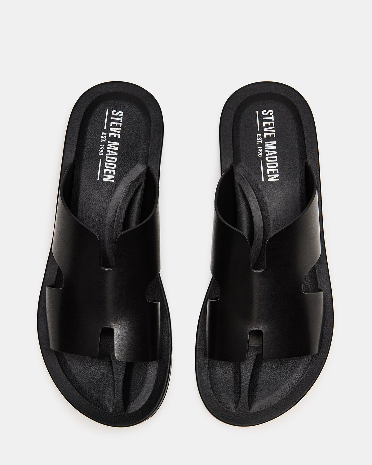 SPLASH Tan Leather Men's Flat Slip-On Sandal | Steve Madden for Sale