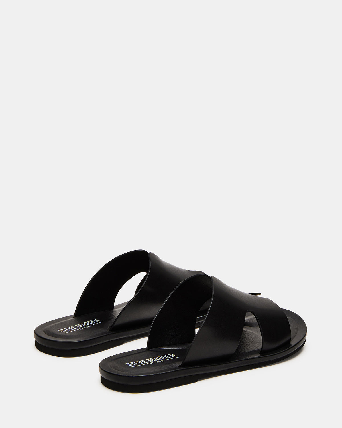 SPLASH Tan Leather Men's Flat Slip-On Sandal | Steve Madden for Sale