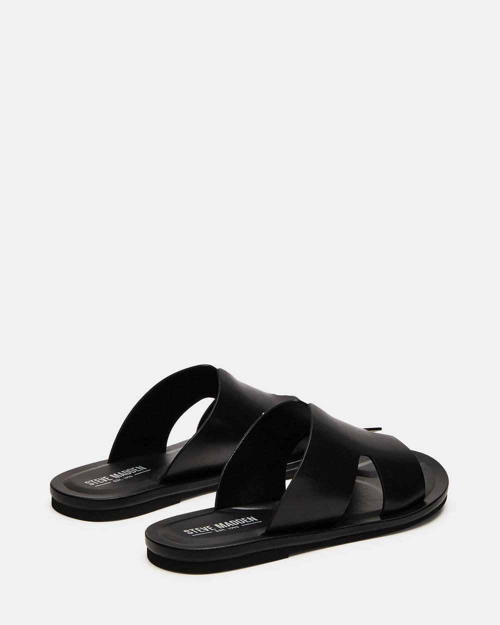 SPLASH Tan Leather Men's Flat Slip-On Sandal | Steve Madden for Sale