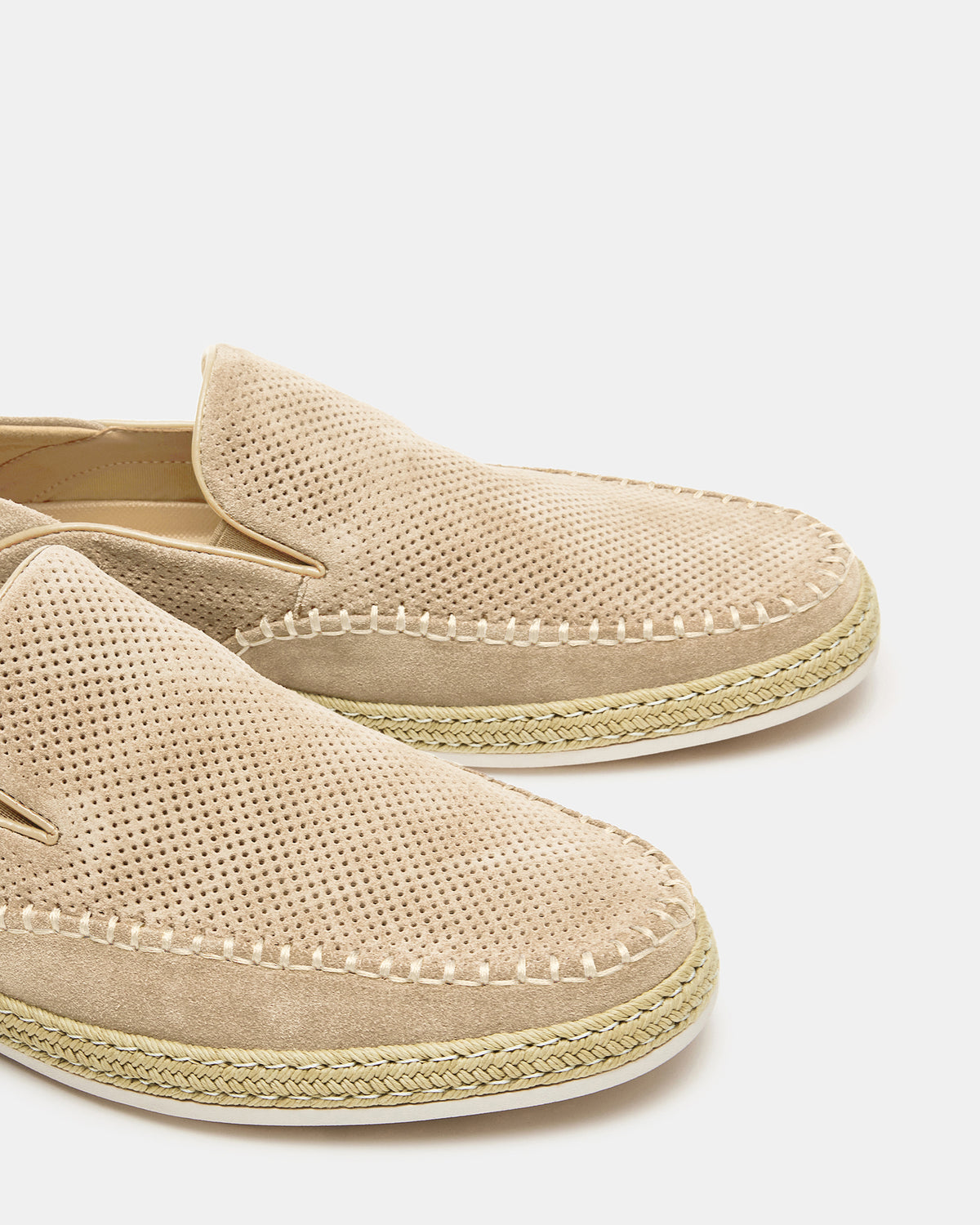 CAYDENN Off-White Slip-On Espadrille Men's Casual Loafer | Steve Madden on Sale