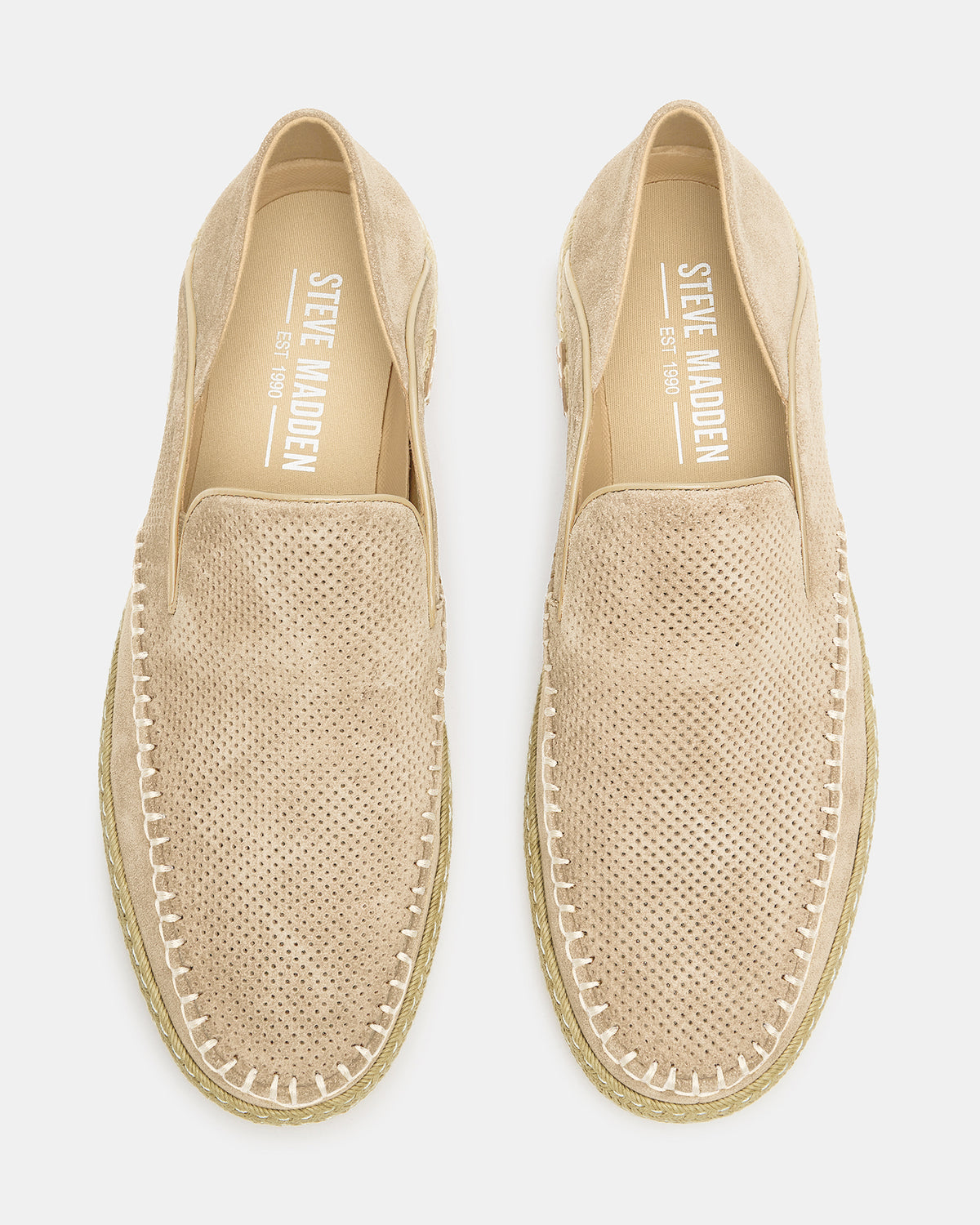 CAYDENN Off-White Slip-On Espadrille Men's Casual Loafer | Steve Madden on Sale