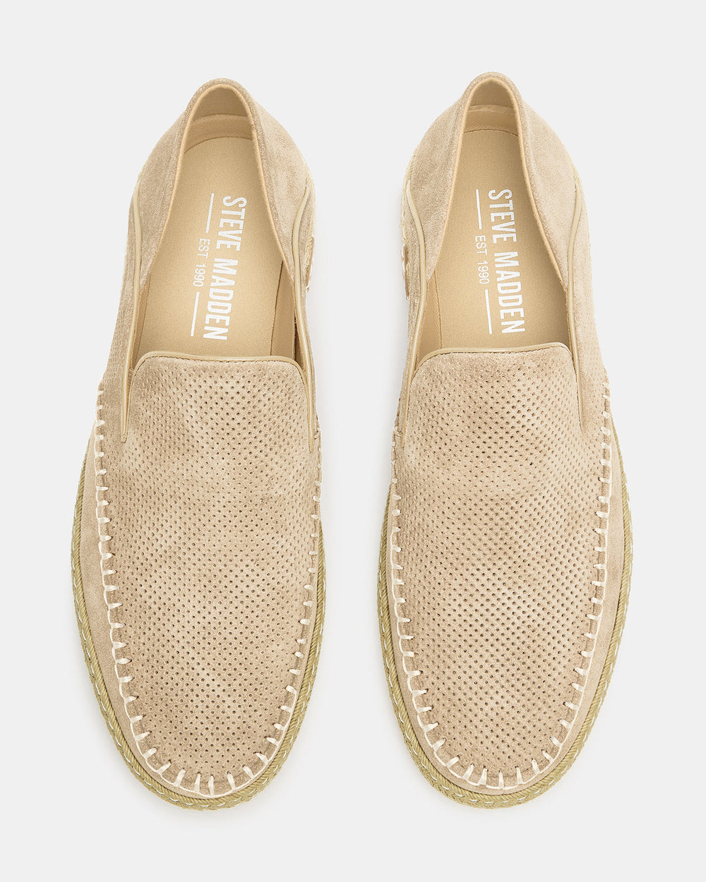 CAYDENN Off-White Slip-On Espadrille Men's Casual Loafer | Steve Madden on Sale