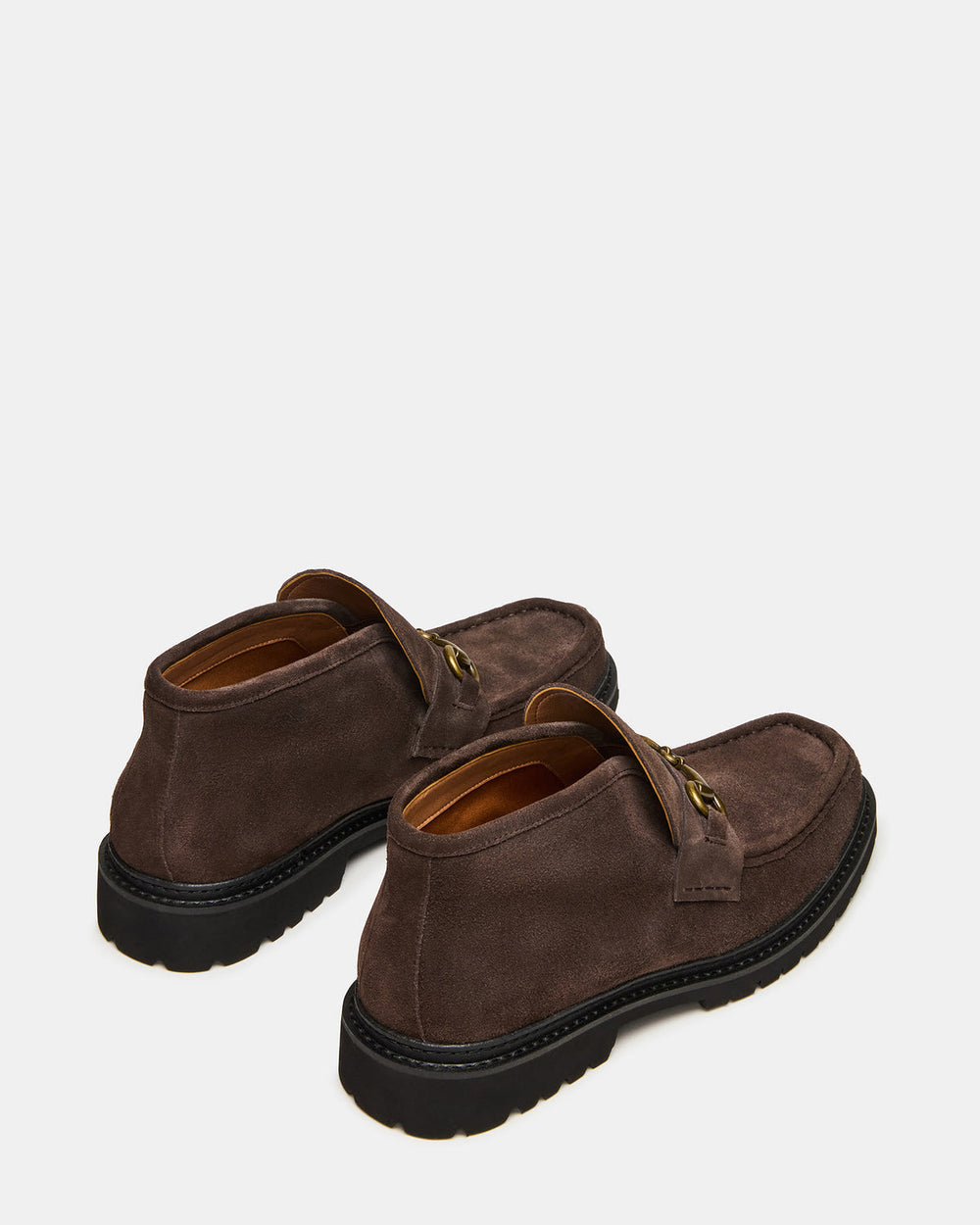 DEPUTY Chocolate Brown Suede Horsebit Moc Toe Men's Casual Ankle Boot | Steve Madden near me
