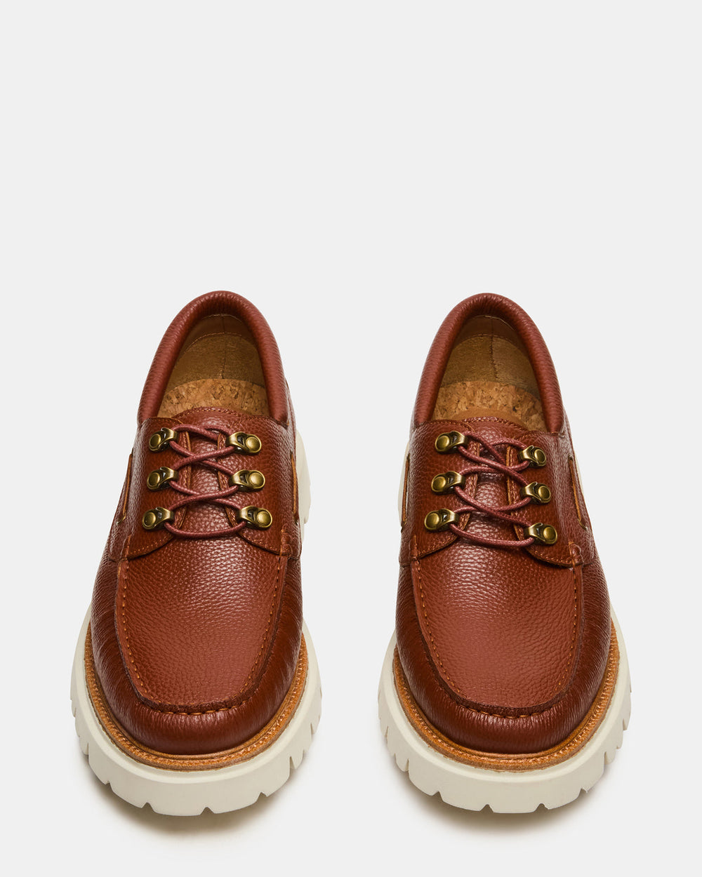 VICTOR Cognac Leather Slip-On Men's Casual Boat Shoe | Steve Madden near me