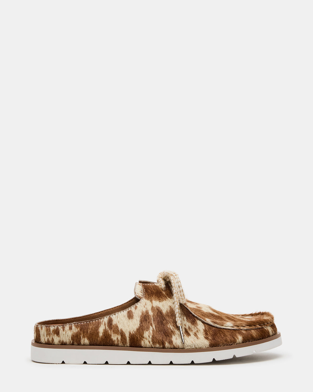 SAILOR Brown White Slip-On Laces Footbed Men's Casual Shoe | Steve Madden US