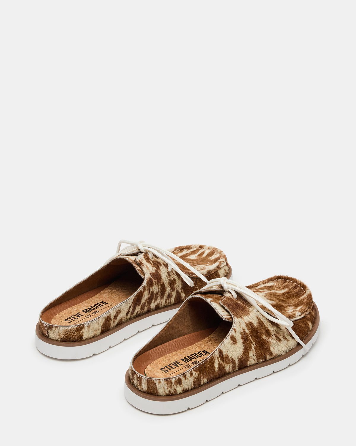 SAILOR Brown White Slip-On Laces Footbed Men's Casual Shoe | Steve Madden US