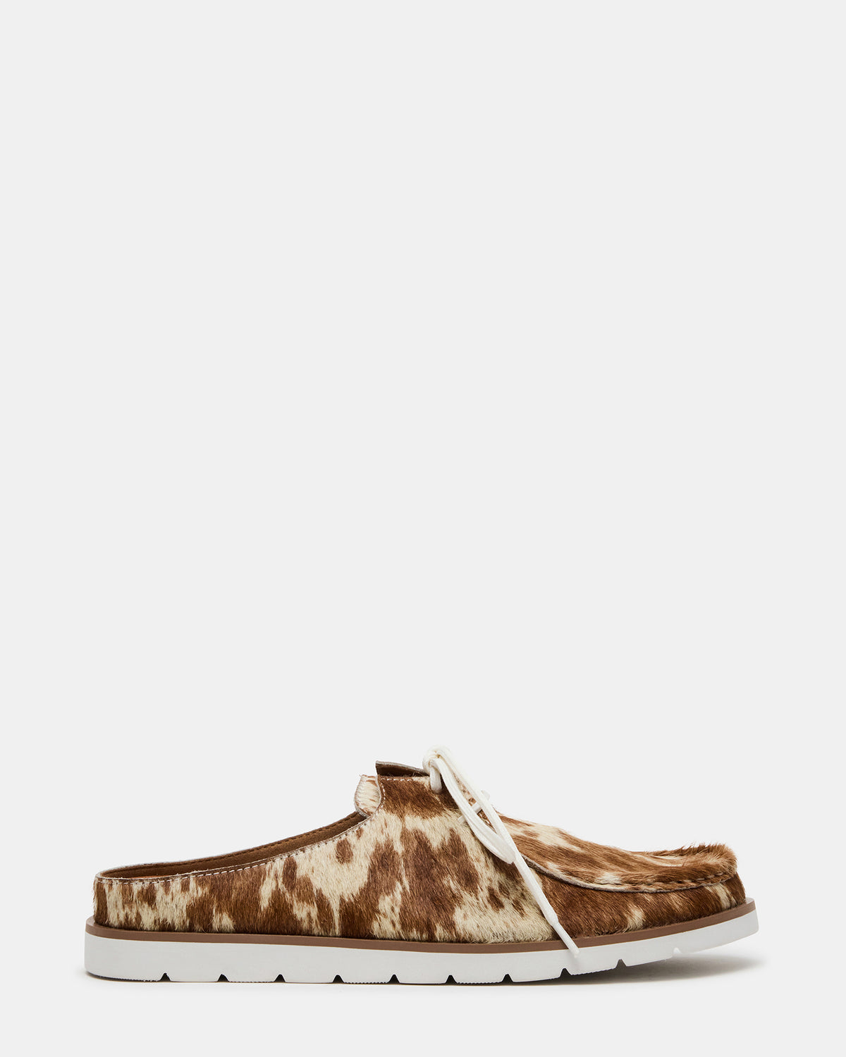 SAILOR Brown White Slip-On Laces Footbed Men's Casual Shoe | Steve Madden US