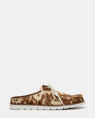 SAILOR Brown White Slip-On Laces Footbed Men's Casual Shoe | Steve Madden US