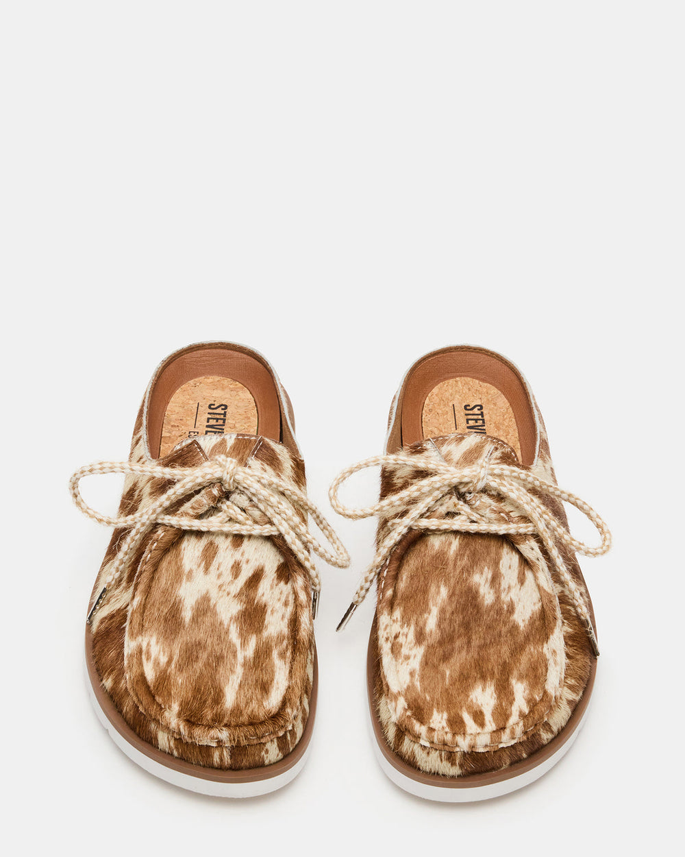 SAILOR Brown White Slip-On Laces Footbed Men's Casual Shoe | Steve Madden US
