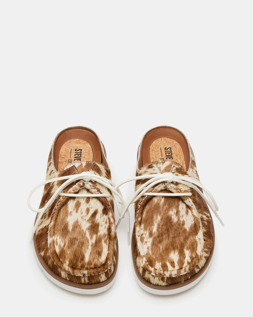 SAILOR Brown White Slip-On Laces Footbed Men's Casual Shoe | Steve Madden US