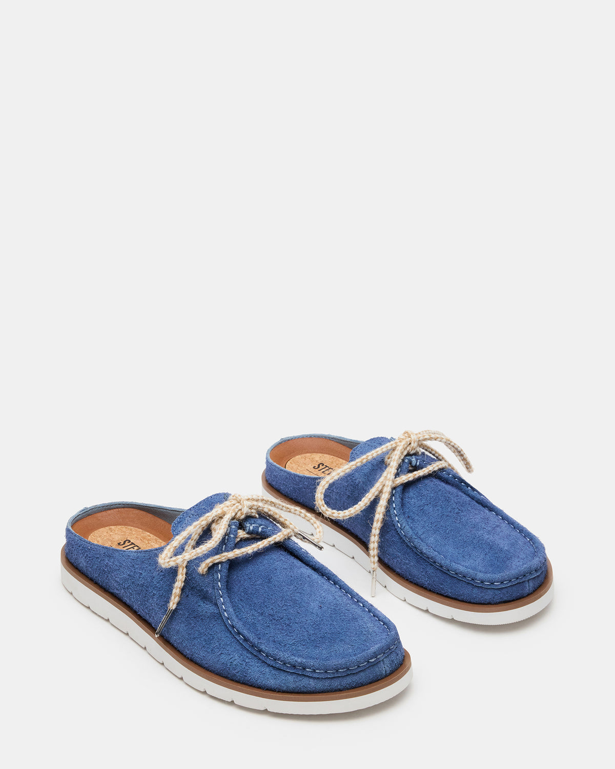 SAILOR Blue Slip-On Laces Footbed Men's Casual Shoe | Steve Madden outlet