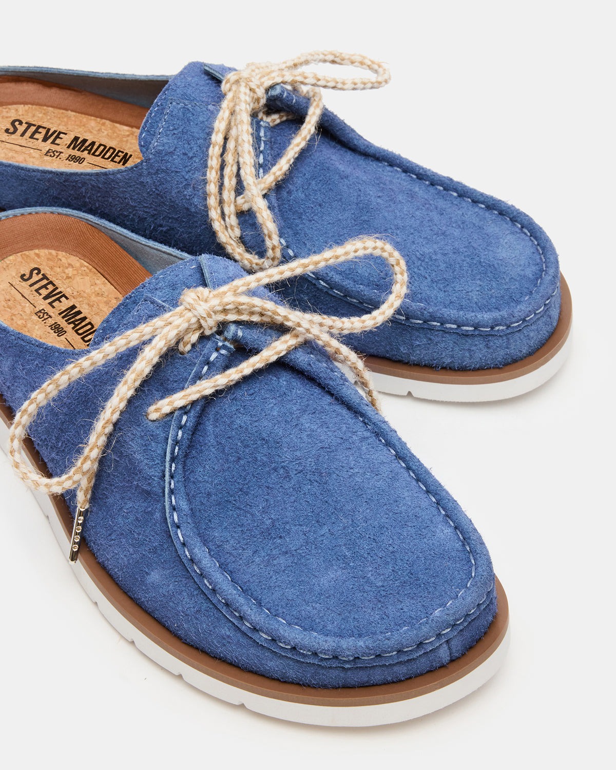 SAILOR Blue Slip-On Laces Footbed Men's Casual Shoe | Steve Madden outlet