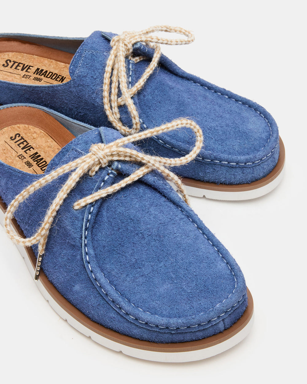 SAILOR Blue Slip-On Laces Footbed Men's Casual Shoe | Steve Madden outlet
