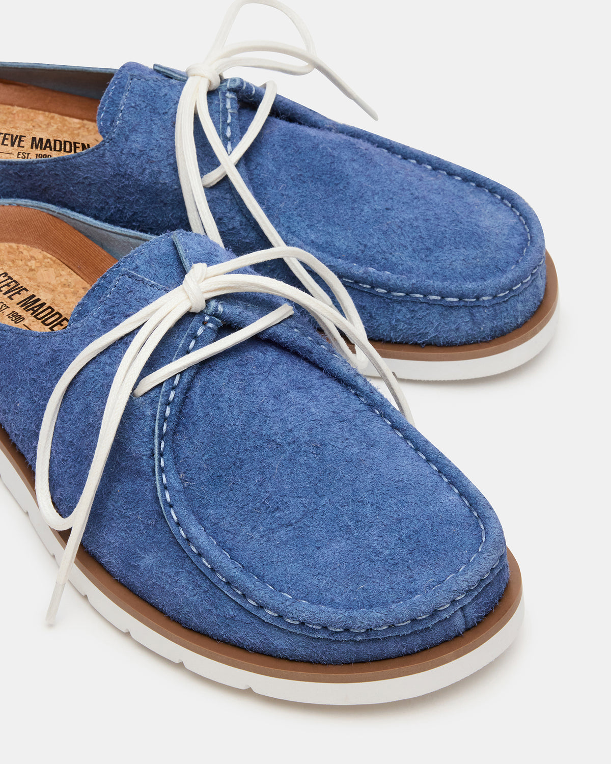 SAILOR Blue Slip-On Laces Footbed Men's Casual Shoe | Steve Madden outlet