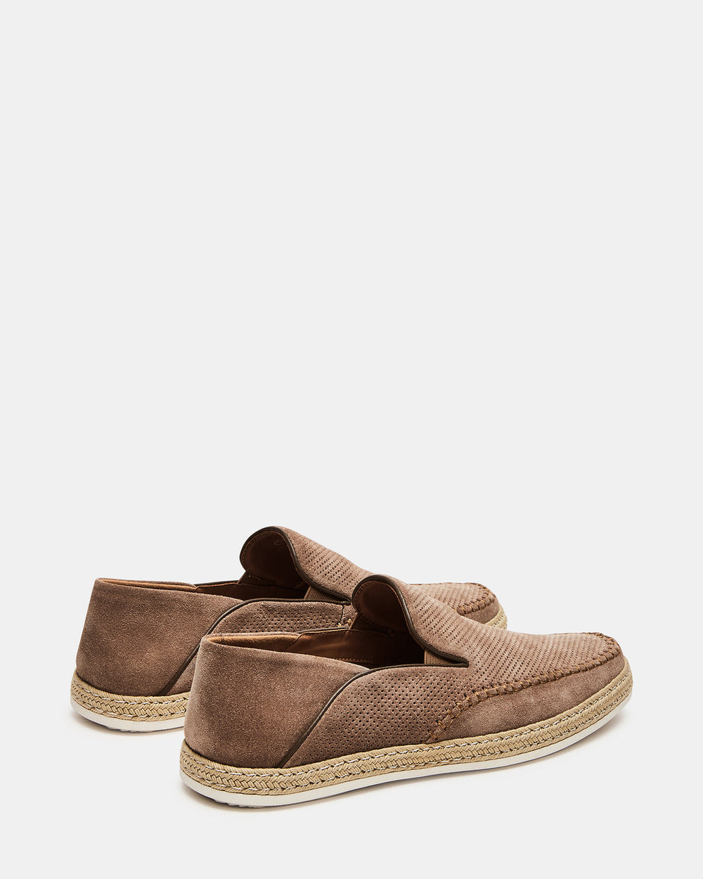 CAYDENN Tobacco Suede Slip-On Espadrille Men's Casual Loafer | Steve Madden discount