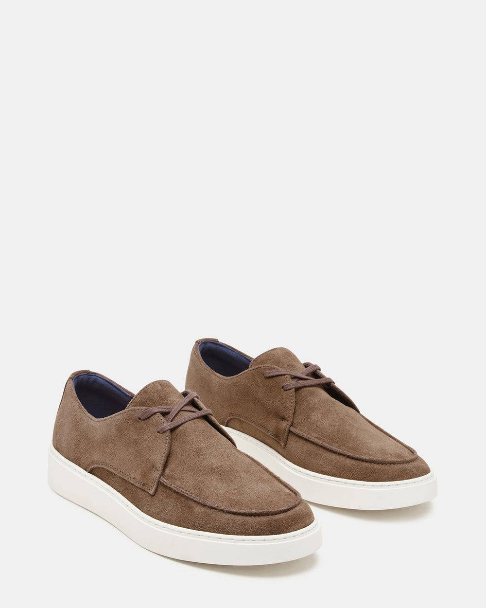 FRANKK Cognac Suede Lace-Up Men's Casual Shoe | Steve Madden online