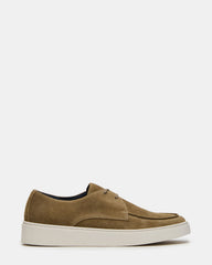 FRANKK Taupe Suede Lace-Up Men's Casual Shoe | Steve Madden US