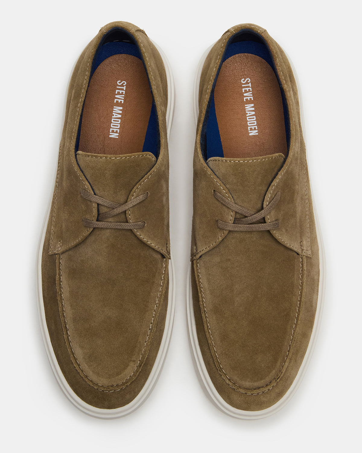 FRANKK Taupe Suede Lace-Up Men's Casual Shoe | Steve Madden US