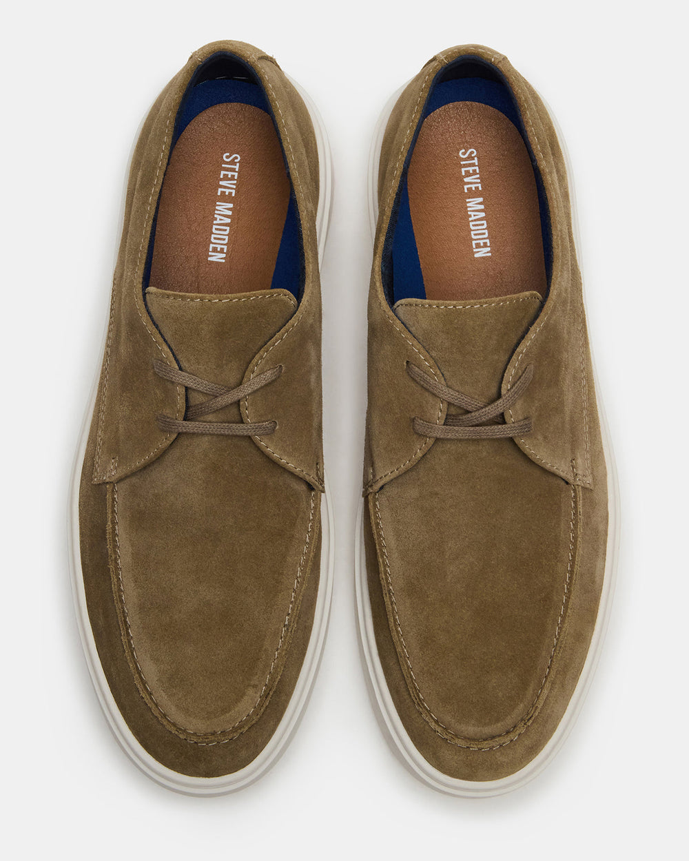 FRANKK Taupe Suede Lace-Up Men's Casual Shoe | Steve Madden US