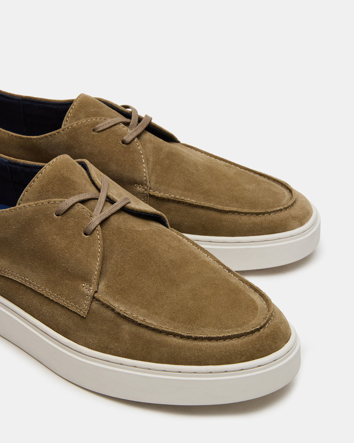 FRANKK Taupe Suede Lace-Up Men's Casual Shoe | Steve Madden US