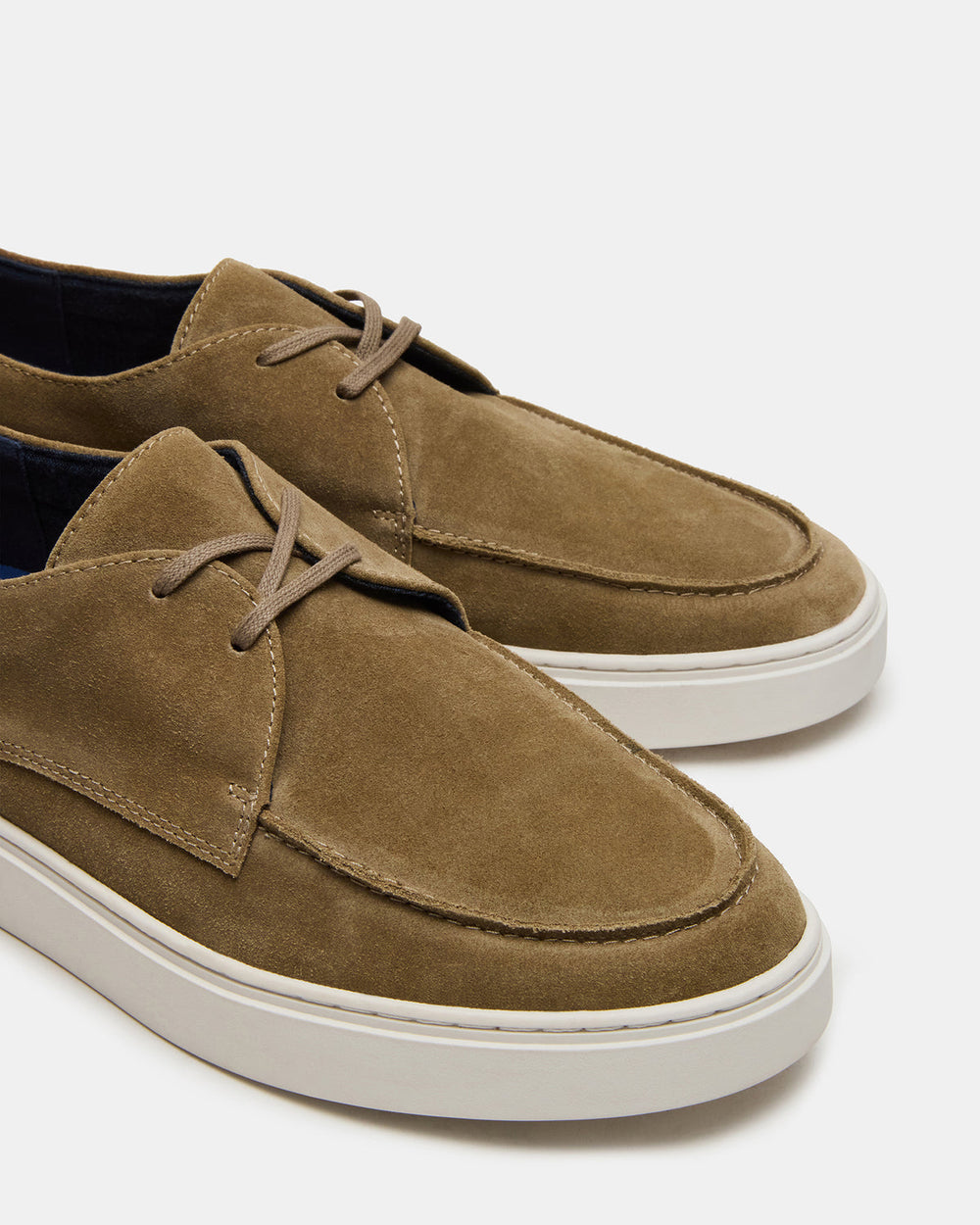 FRANKK Taupe Suede Lace-Up Men's Casual Shoe | Steve Madden US