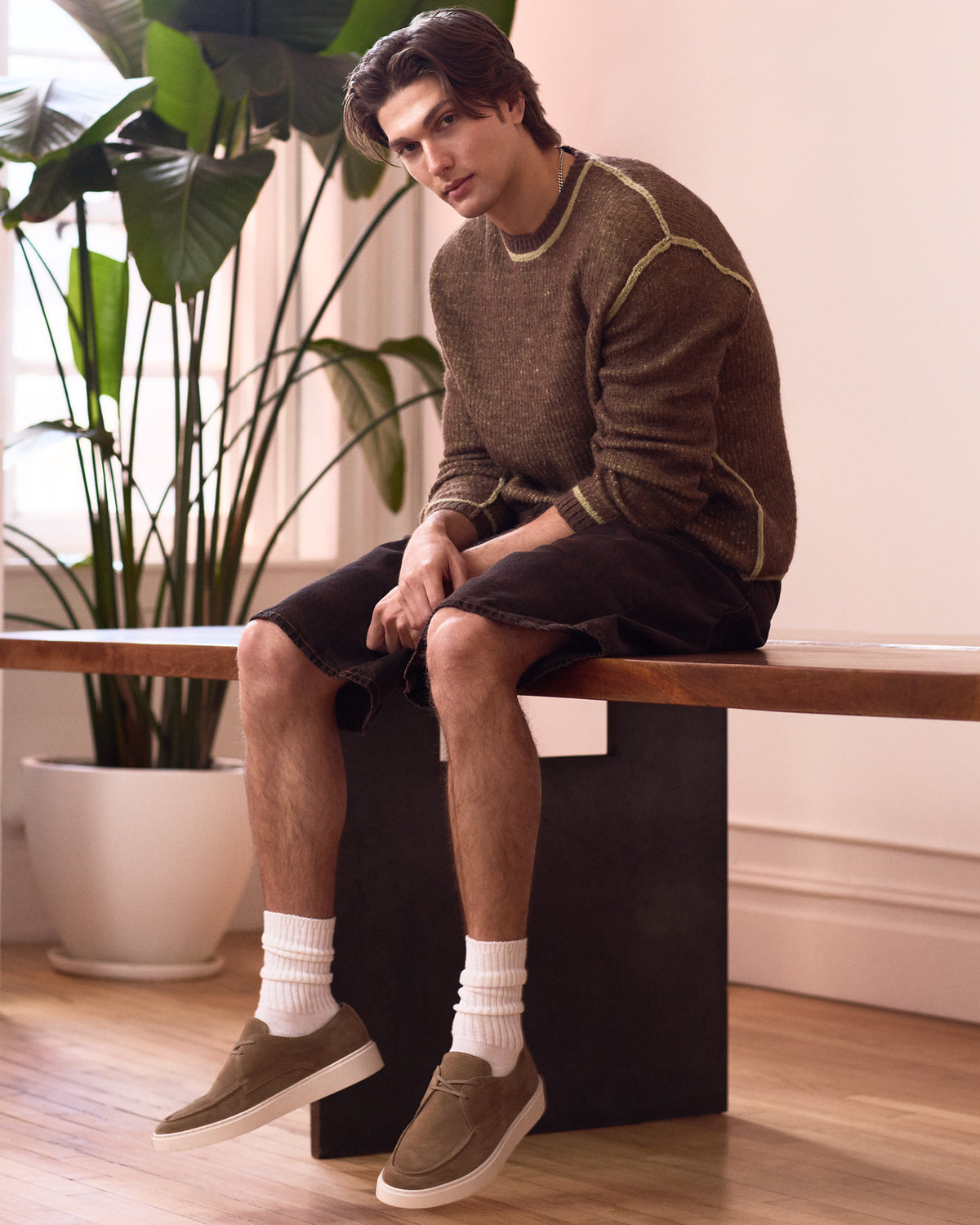 FRANKK Taupe Suede Lace-Up Men's Casual Shoe | Steve Madden US