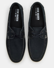 ZEPHYR Navy Slip-On Men's Boat Shoe Loafer | Steve Madden discount