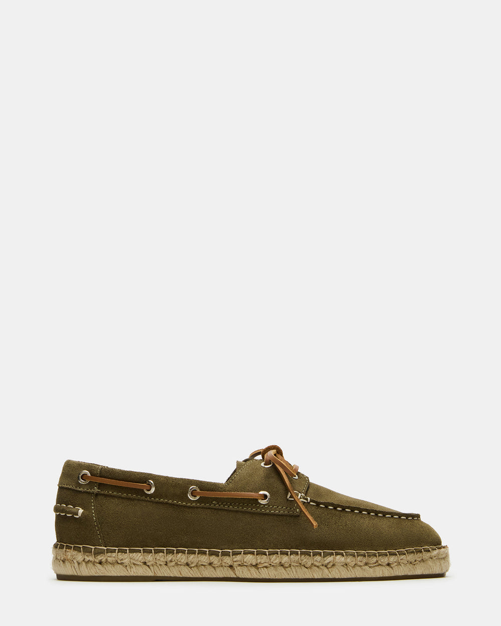 PANCHO Olive Suede Slip-On Espadrille Boat Shoe Men's Casual | Steve Madden online