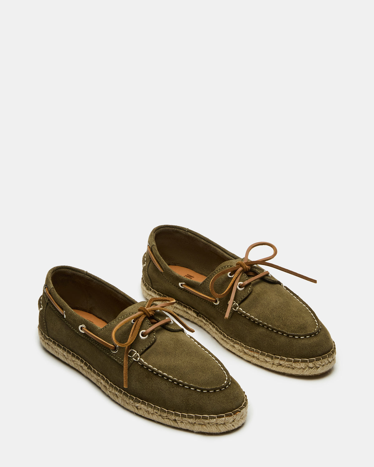 PANCHO Olive Suede Slip-On Espadrille Boat Shoe Men's Casual | Steve Madden online