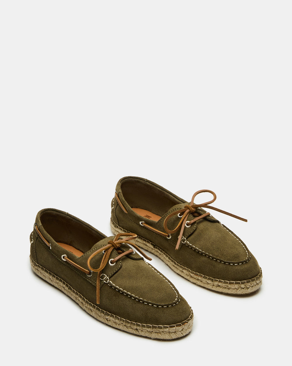 PANCHO Olive Suede Slip-On Espadrille Boat Shoe Men's Casual | Steve Madden online