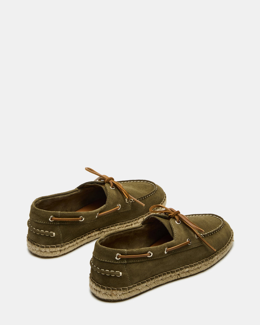 PANCHO Olive Suede Slip-On Espadrille Boat Shoe Men's Casual | Steve Madden online