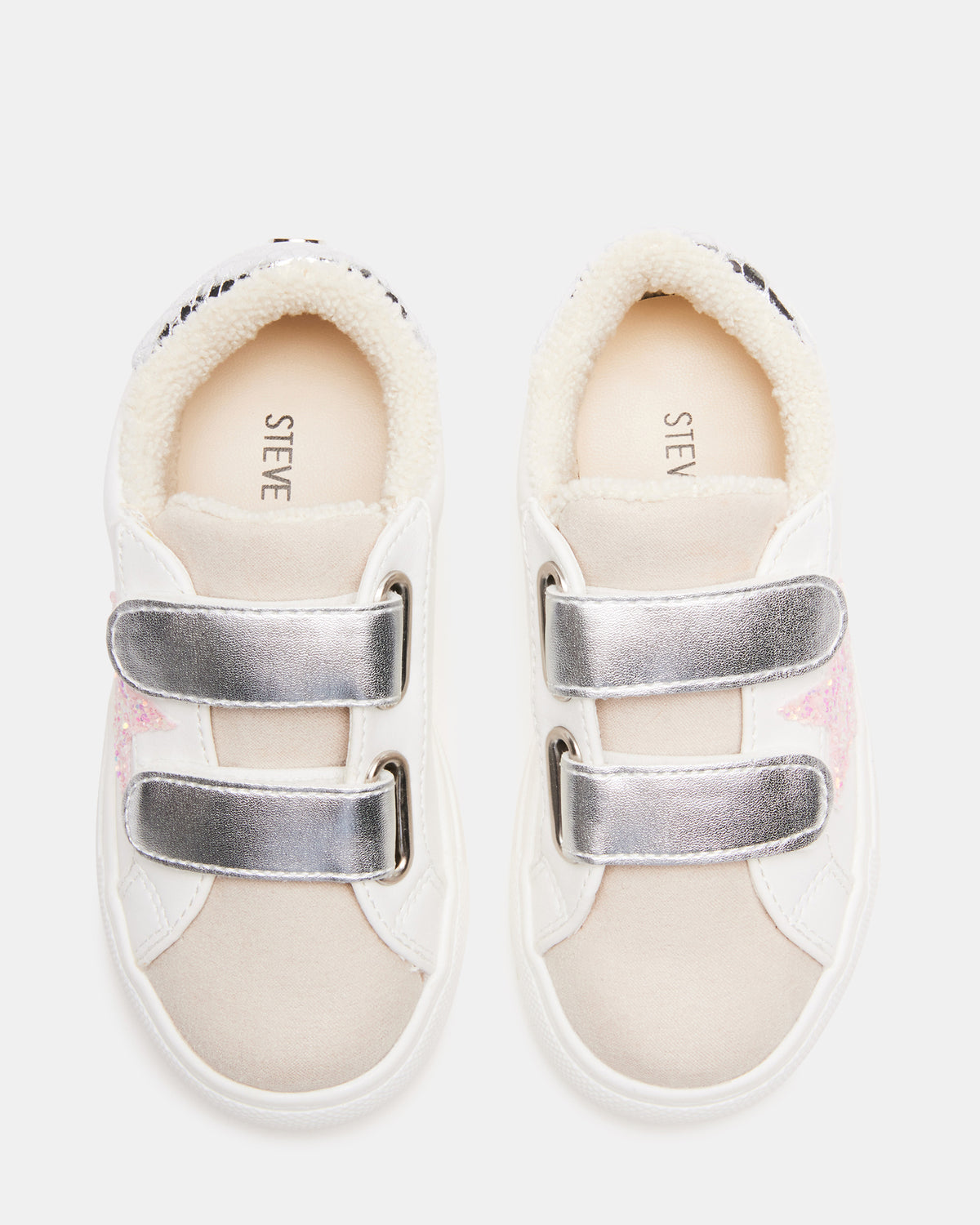 Toddlers' REZUME Denim Fabric Girls' Low-Top Sneaker | Steve Madden Sale