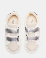 Toddlers' REZUME Denim Fabric Girls' Low-Top Sneaker | Steve Madden Sale