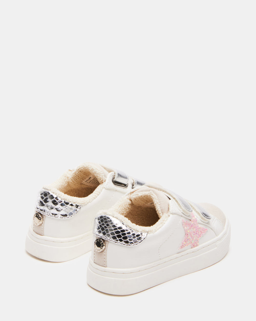 Toddlers' REZUME Denim Fabric Girls' Low-Top Sneaker | Steve Madden Sale