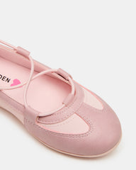 Kids' MEARA Blush Low-Top Lace-Up Girls' Sneaker | Steve Madden for Sale